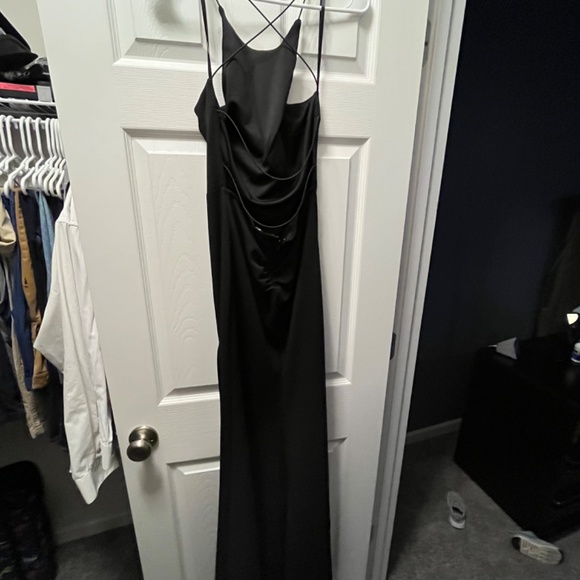 Windsor Dress - black, formal, open-back dress - Picture 2 of 6